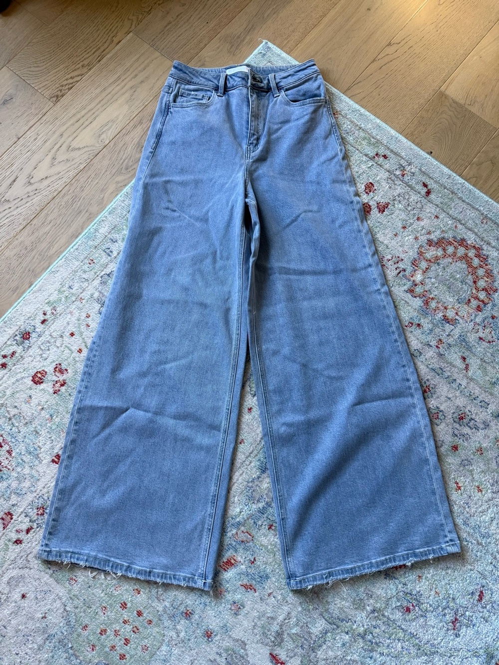 Vervet by Flying Monkey Wide Leg Blue Women's Jeans